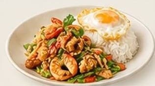 Spicy Herb Stir-Fry Pork / Chicken