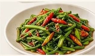 Stir-Fried Morning Glory with Oyster Sauce