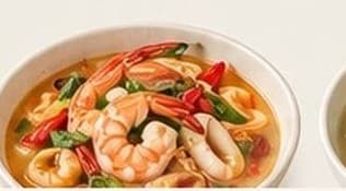 Tom Yum (Creamy/Clear) Seafood, Squid, Shrimp